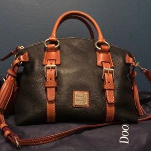 Dooney and Bourke black pebble Bristol satchel